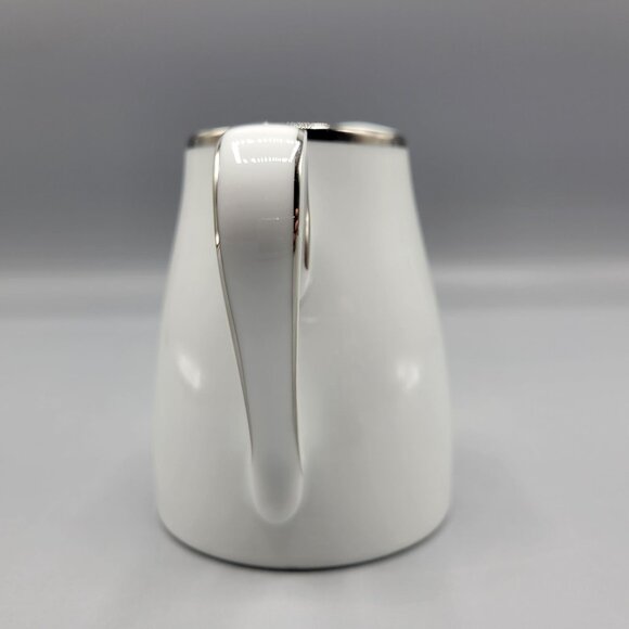 Vtg Noritake Pilgrim White Porcelain Teapot Sugar & Creamer Set Made In Japan - Picture 15 of 16